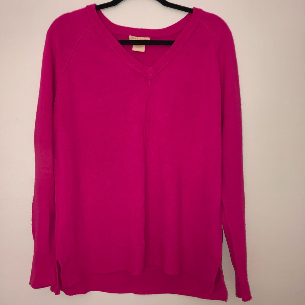 Hot pink sweater